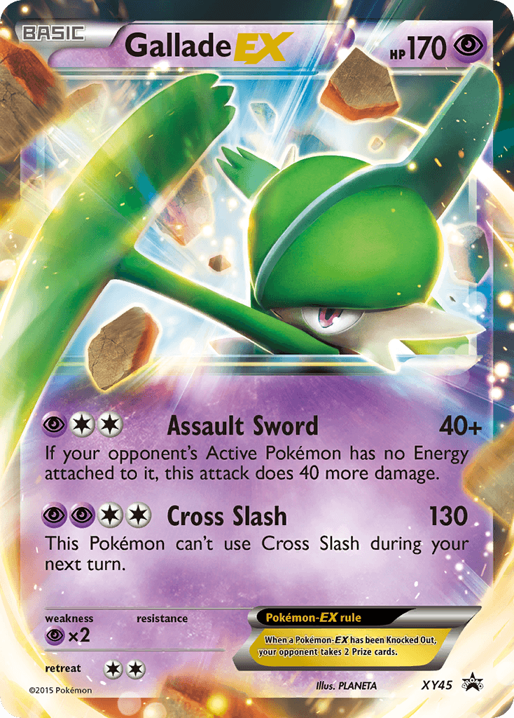 Gallade-EX XY Black Star Promos card
