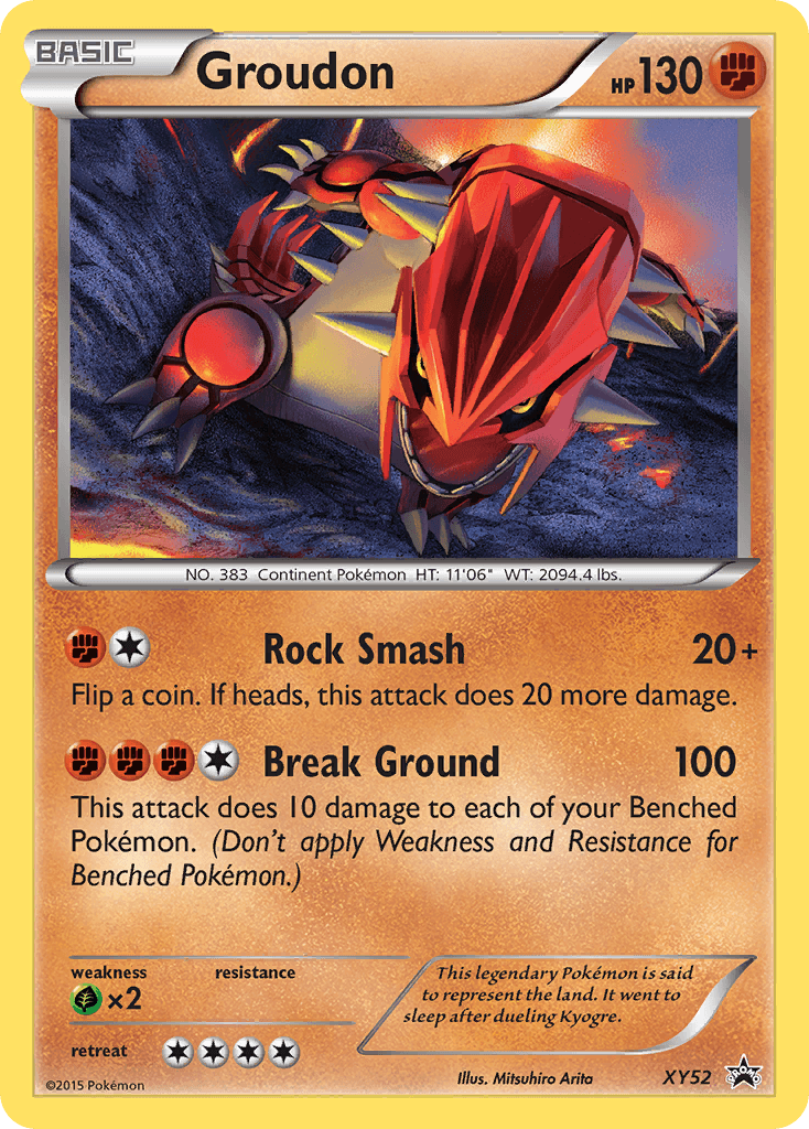 Groudon XY Black Star Promos card