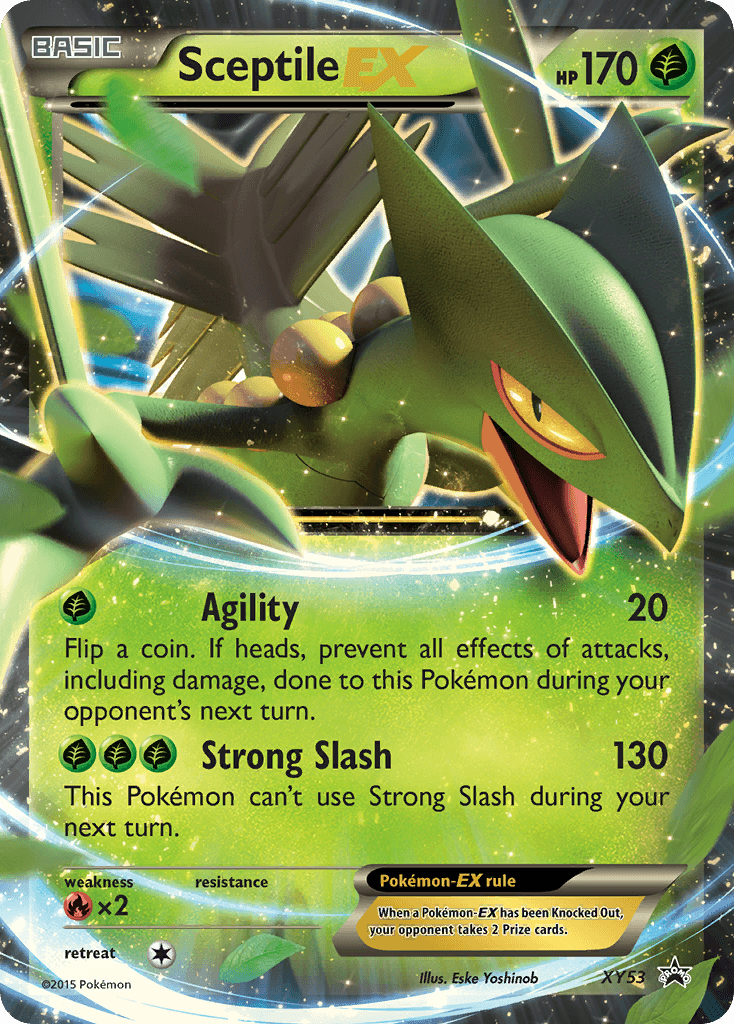 Sceptile-EX XY Black Star Promos card