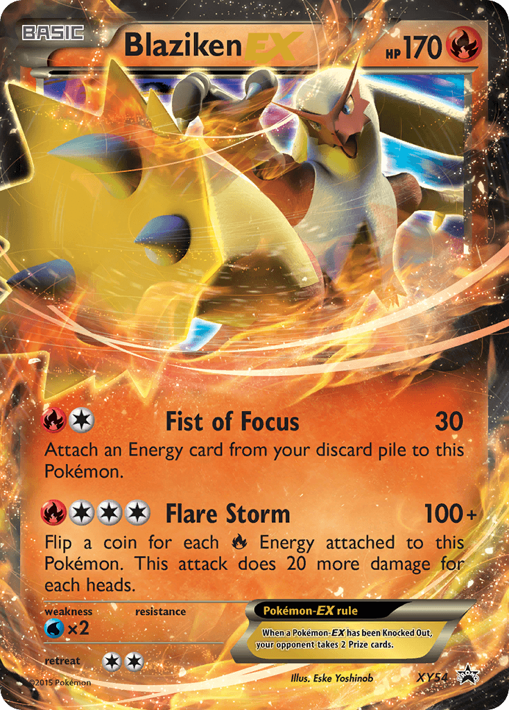Blaziken-EX XY Black Star Promos card
