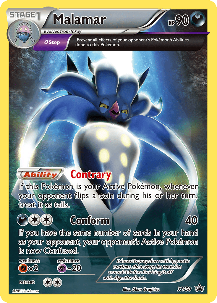 Malamar XY Black Star Promos card