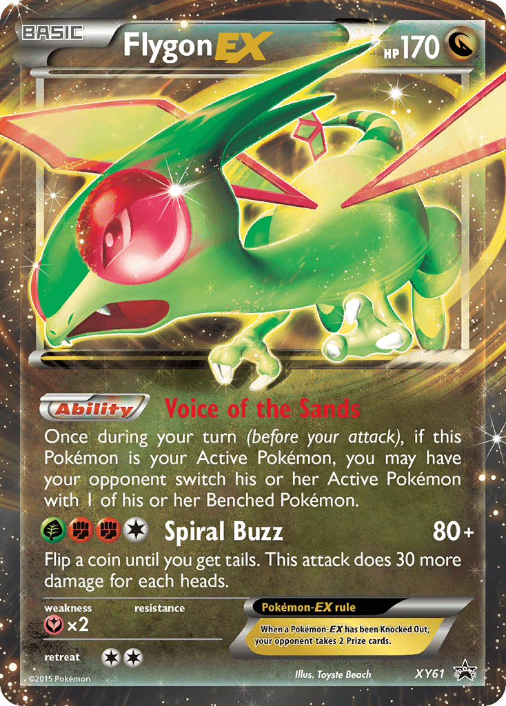Flygon-EX XY Black Star Promos card