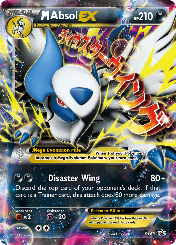 M Absol-EX XY Black Star Promos card