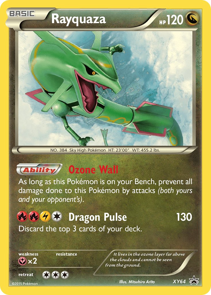 Rayquaza XY Black Star Promos card