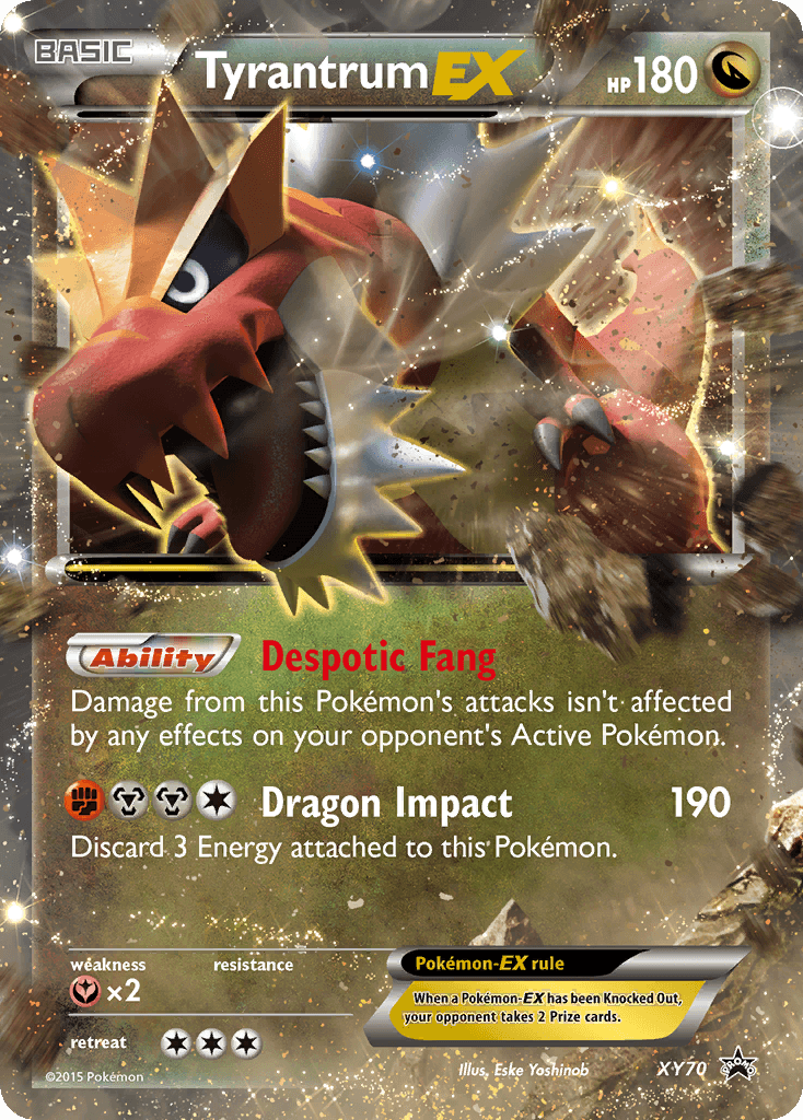 Tyrantrum-EX XY Black Star Promos card