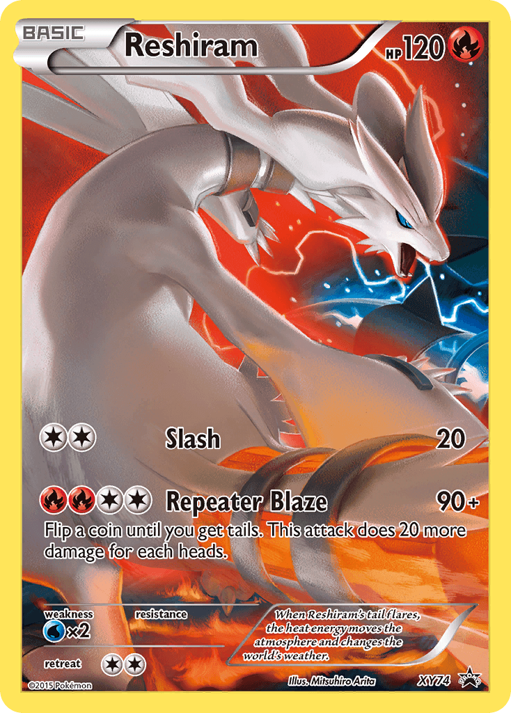 Reshiram XY Black Star Promos card