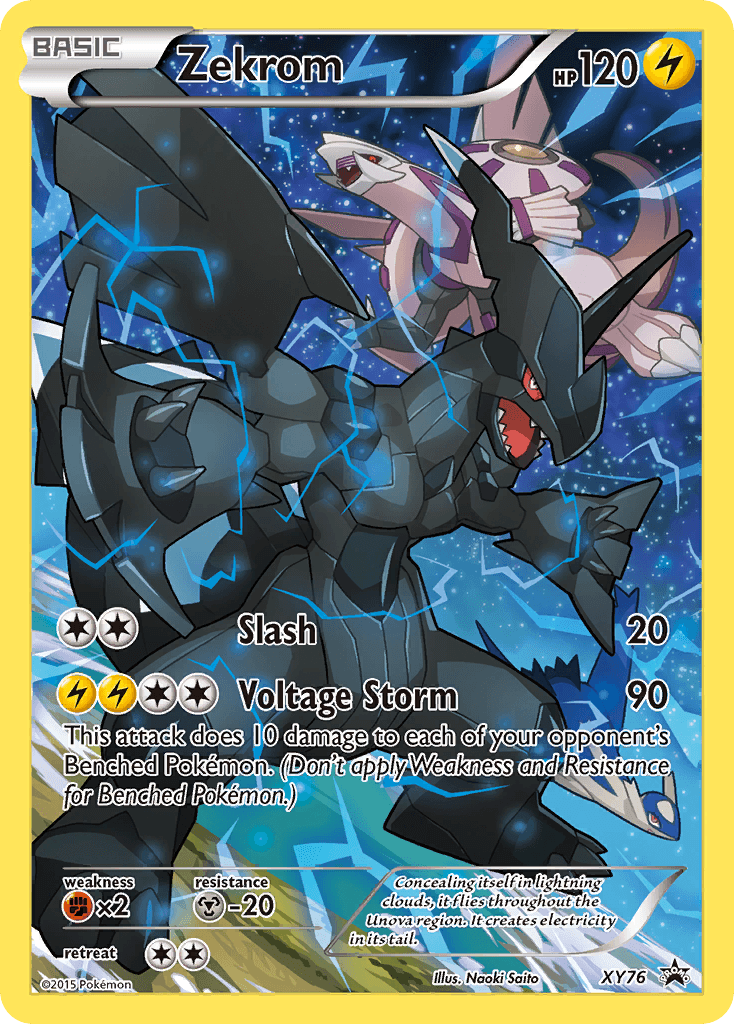 Zekrom XY Black Star Promos card
