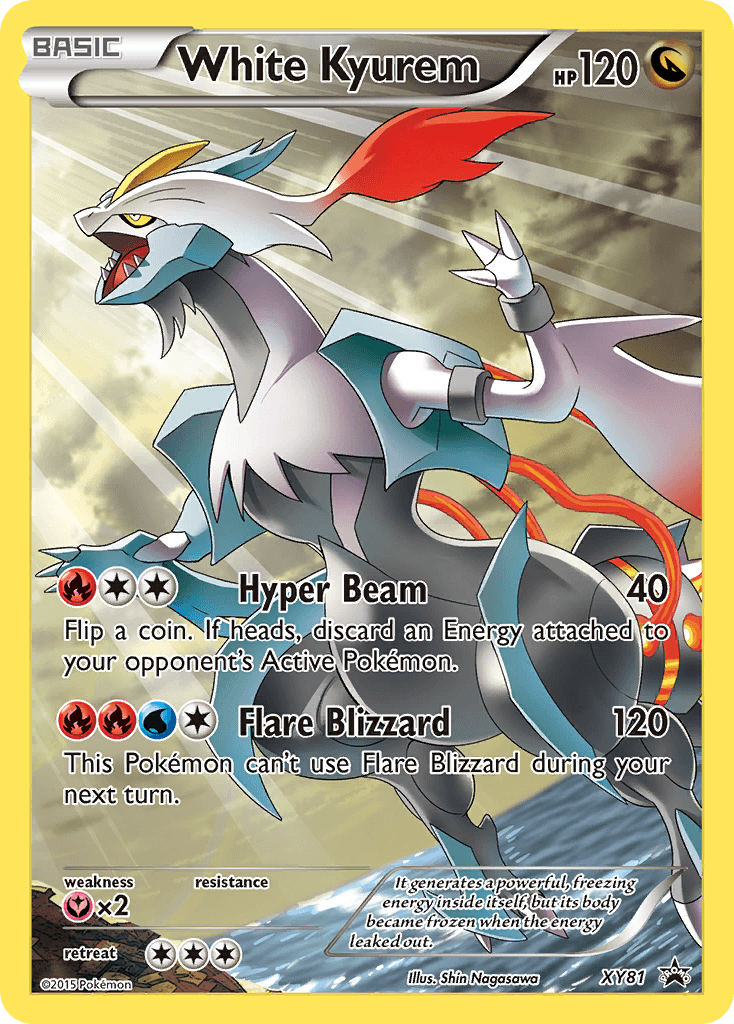 White Kyurem XY Black Star Promos card
