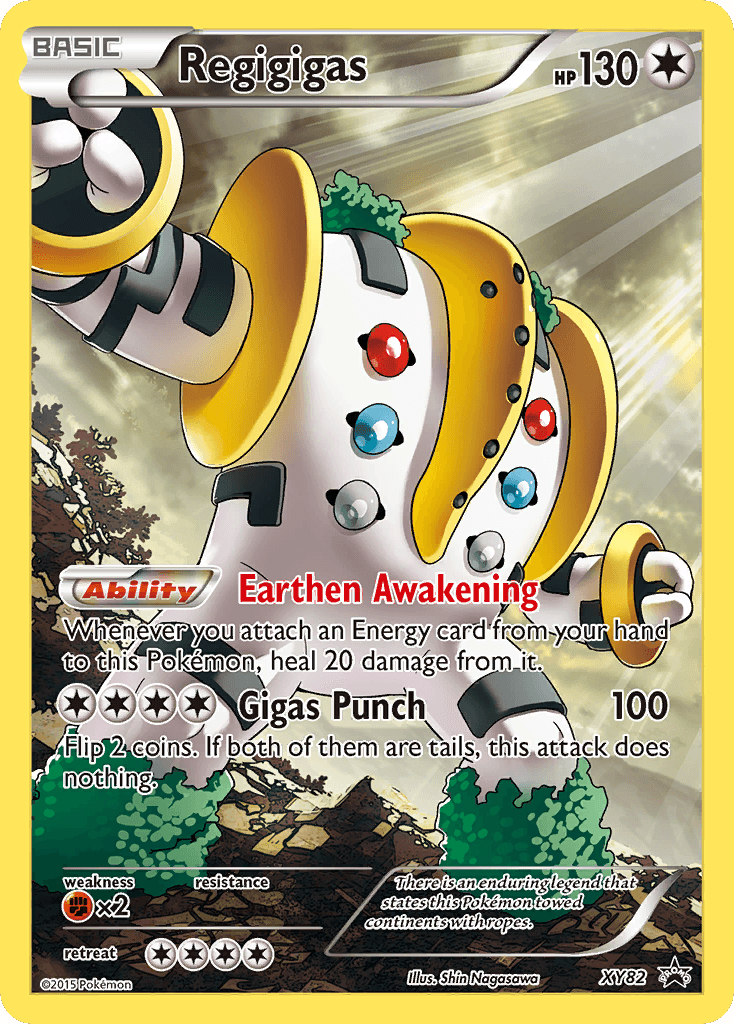 Regigigas XY Black Star Promos card