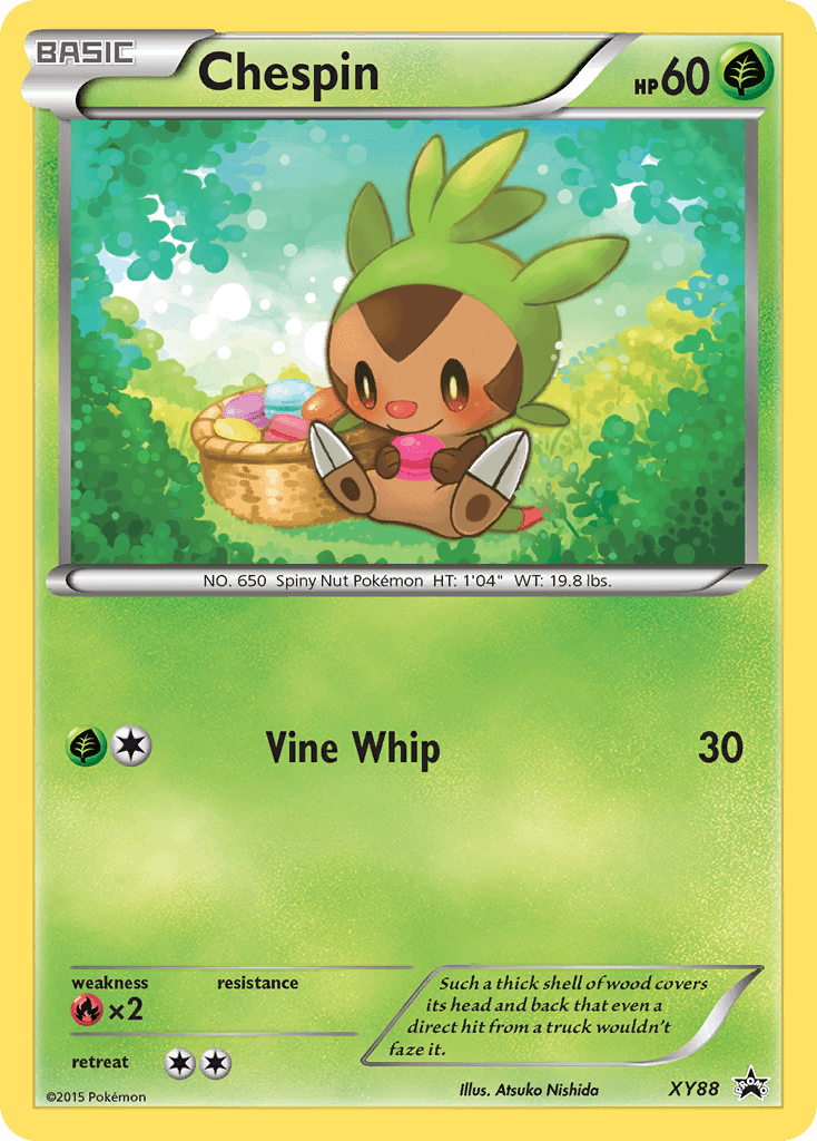 Chespin XY Black Star Promos card