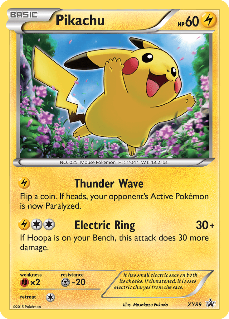 Pikachu XY Black Star Promos card