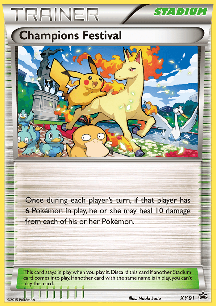 Champions Festival XY Black Star Promos card