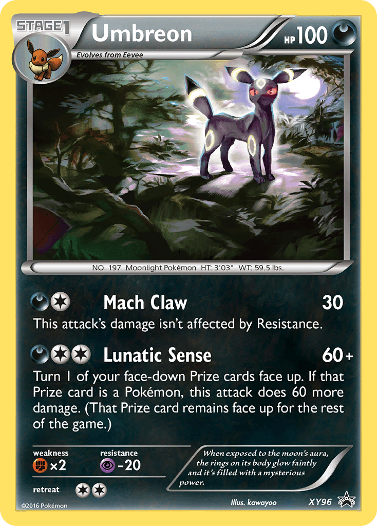 Umbreon XY Black Star Promos card