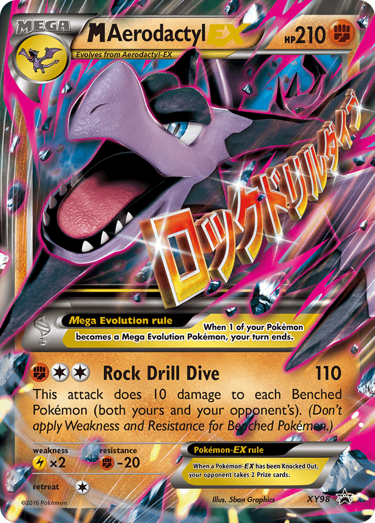 M Aerodactyl-EX XY Black Star Promos card