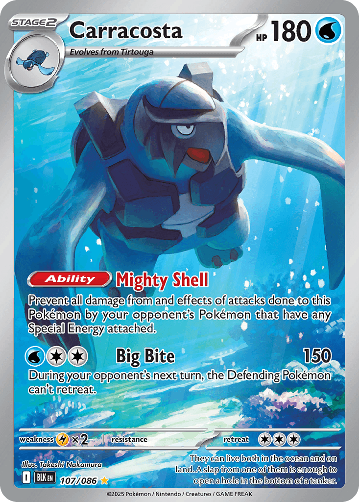 Carracosta 寶可夢 card
