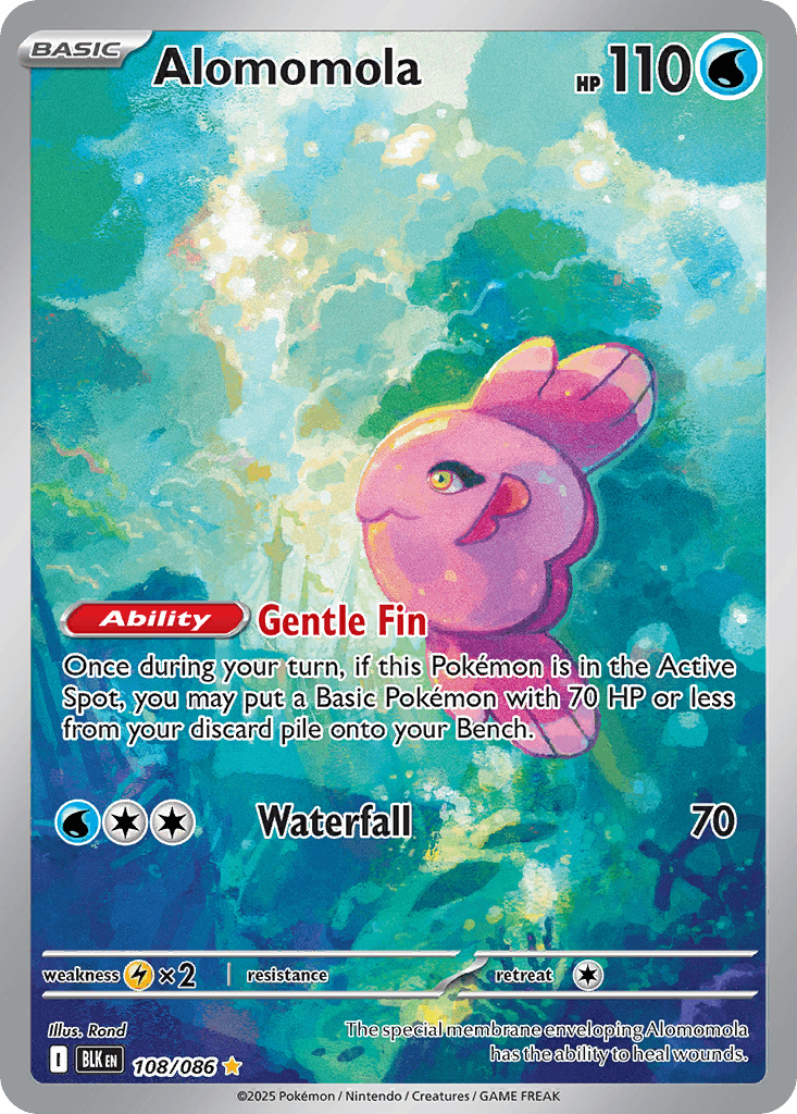 Alomomola Black Bolt card