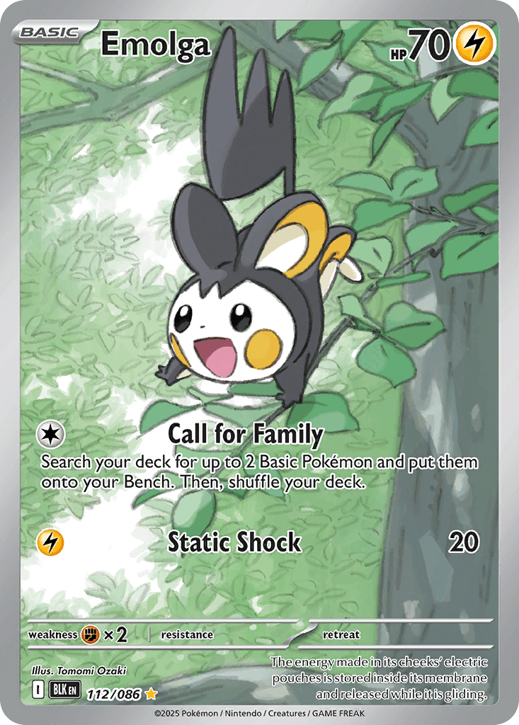 Emolga 宝可梦 card