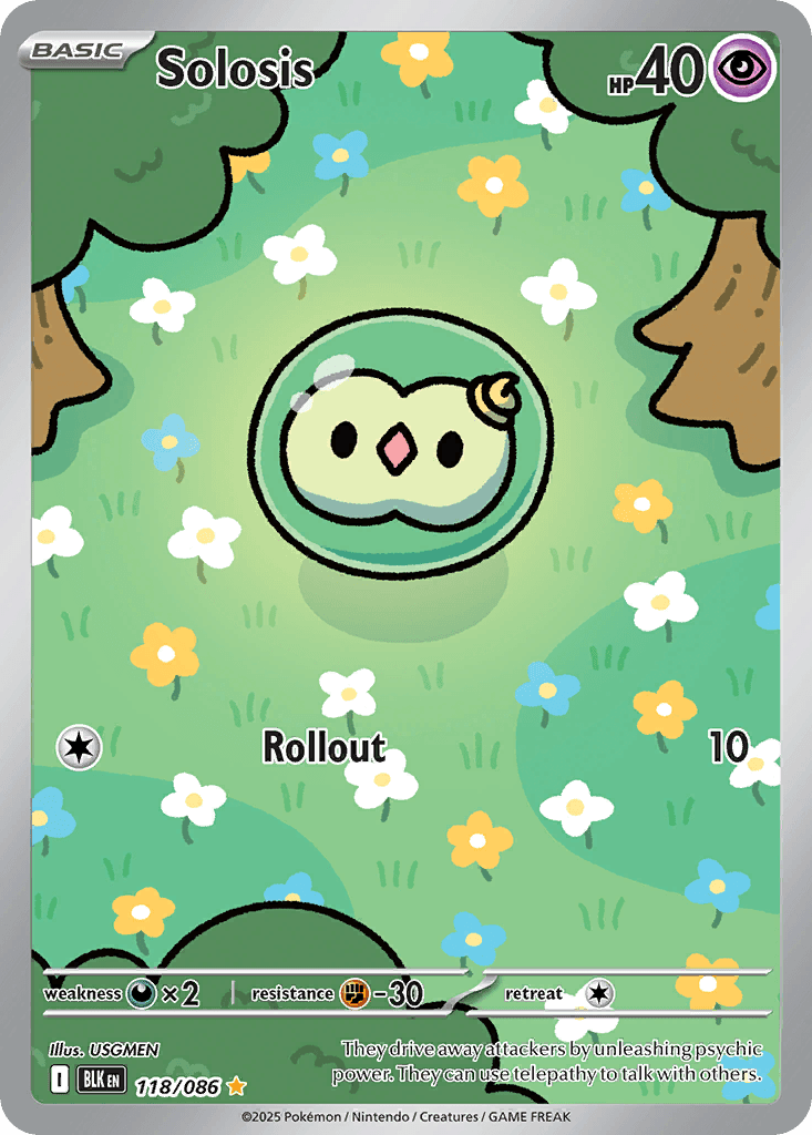 Solosis 寶可夢 card