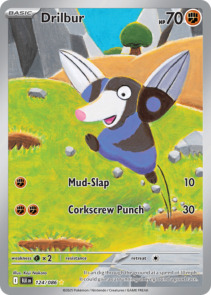 Drilbur 宝可梦 card