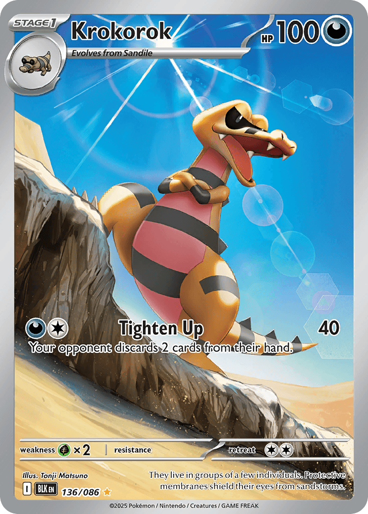 Krokorok 寶可夢 card