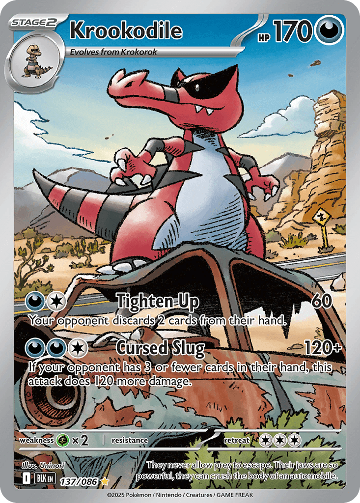 Krookodile 寶可夢 card