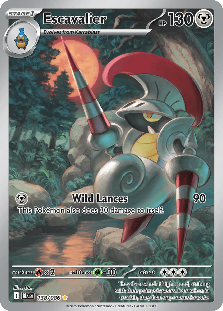 Escavalier 寶可夢 card
