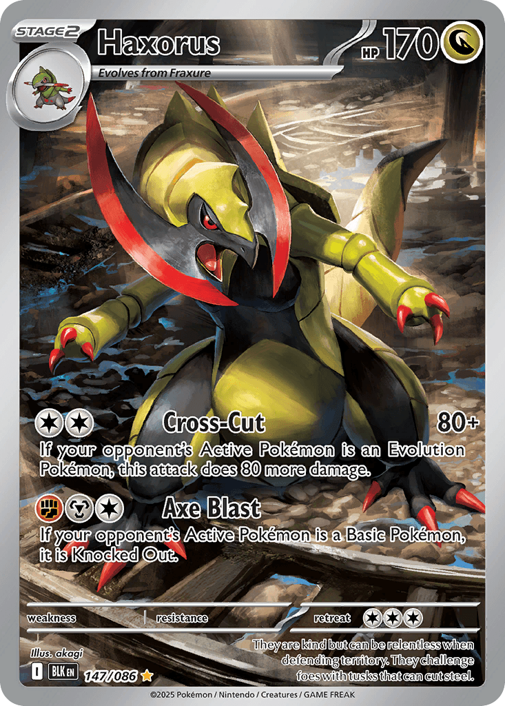 Haxorus Black Bolt card