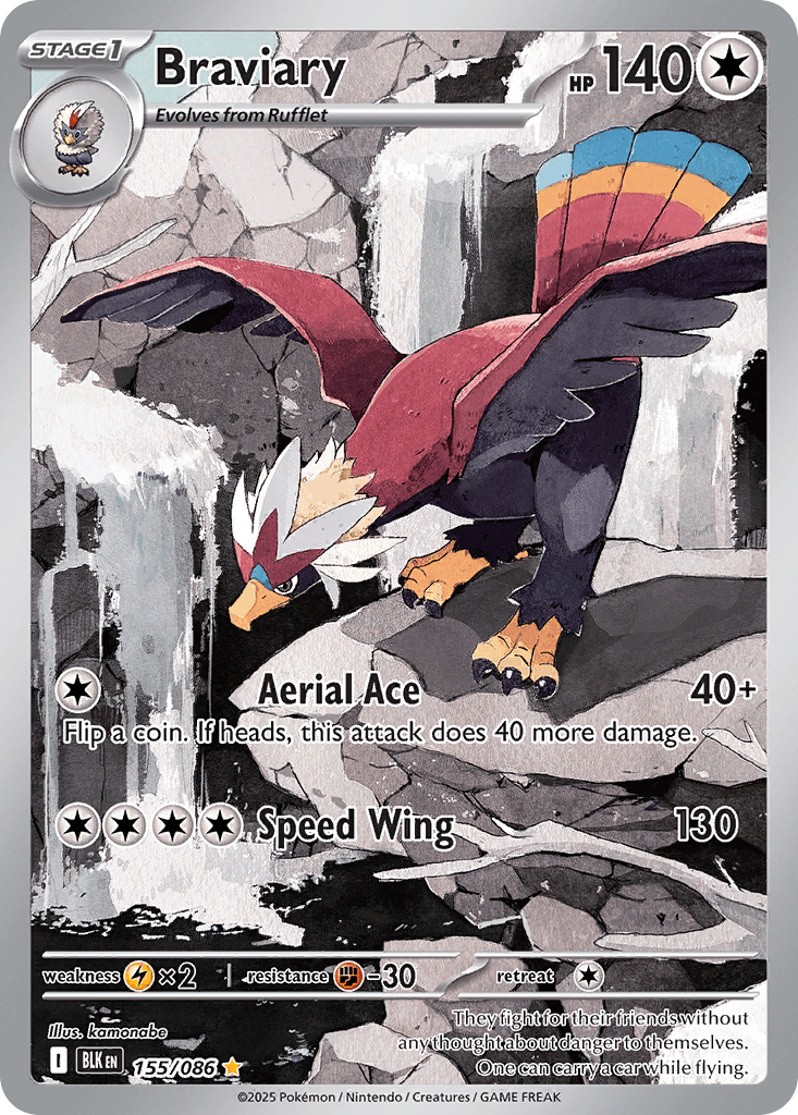 Braviary 寶可夢 card