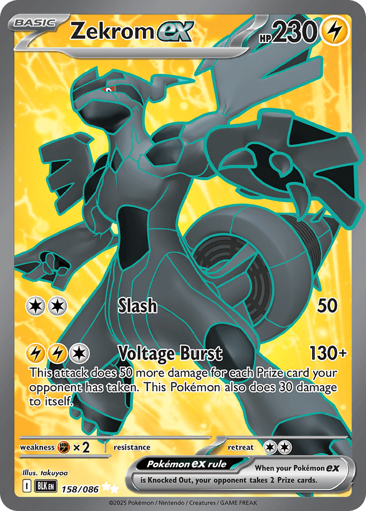 Zekrom ex 寶可夢 card