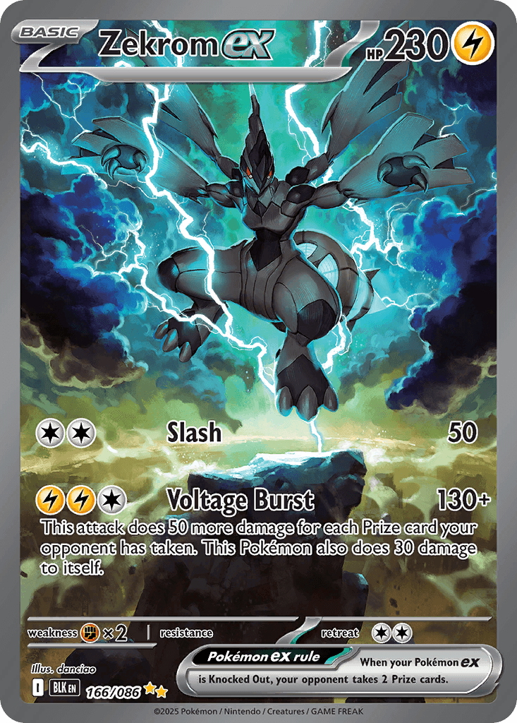 Zekrom ex 寶可夢 card