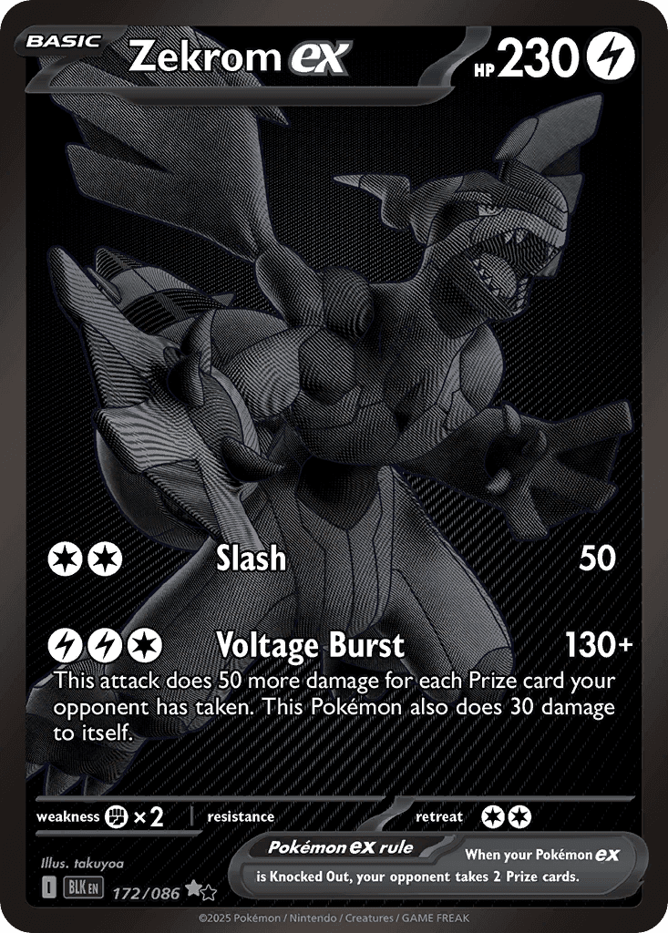 Zekrom ex 寶可夢 card