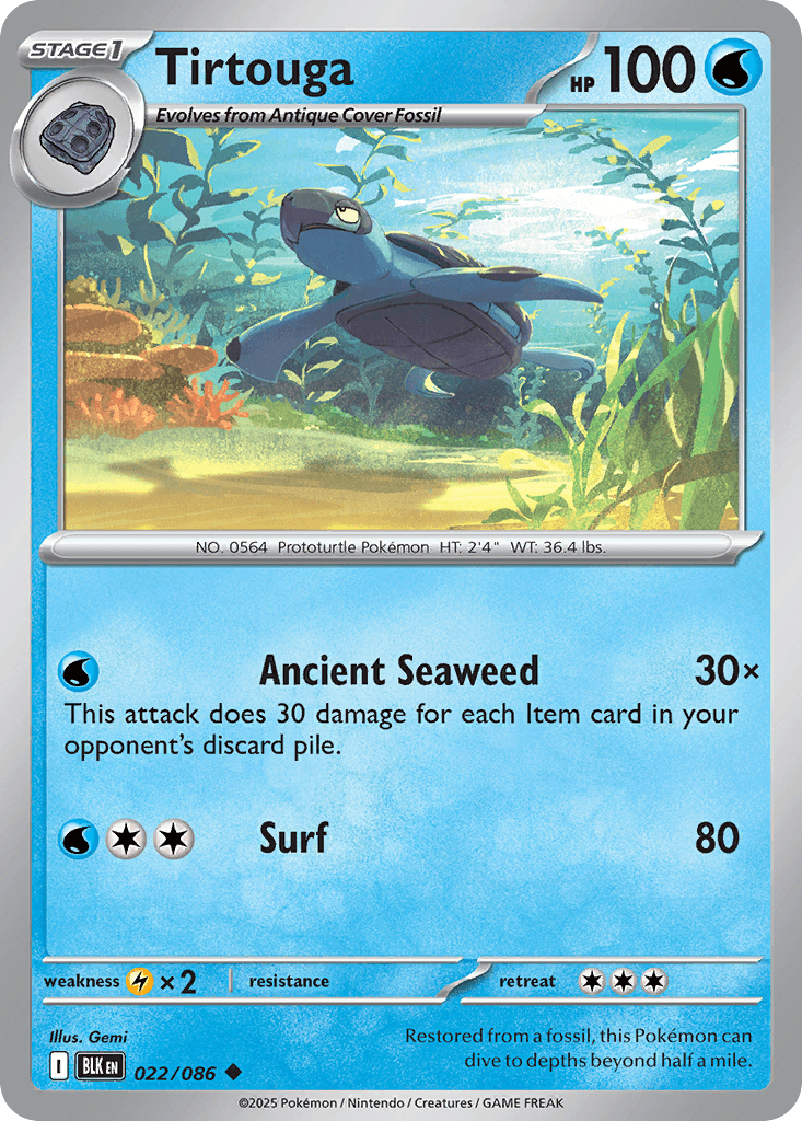Tirtouga Black Bolt card