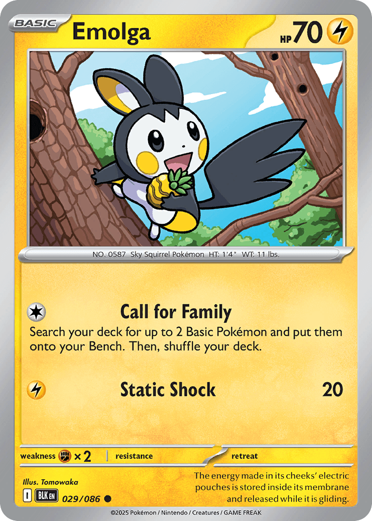 Emolga 寶可夢 card