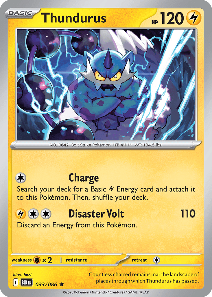 Thundurus 宝可梦 card