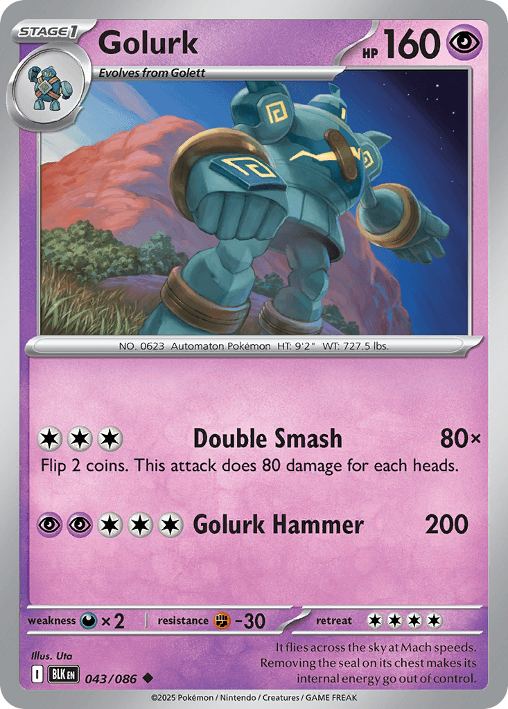 Golurk 寶可夢 card