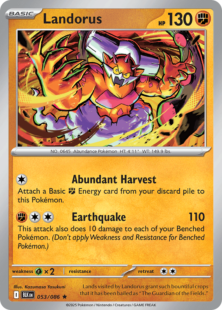 Landorus 寶可夢 card