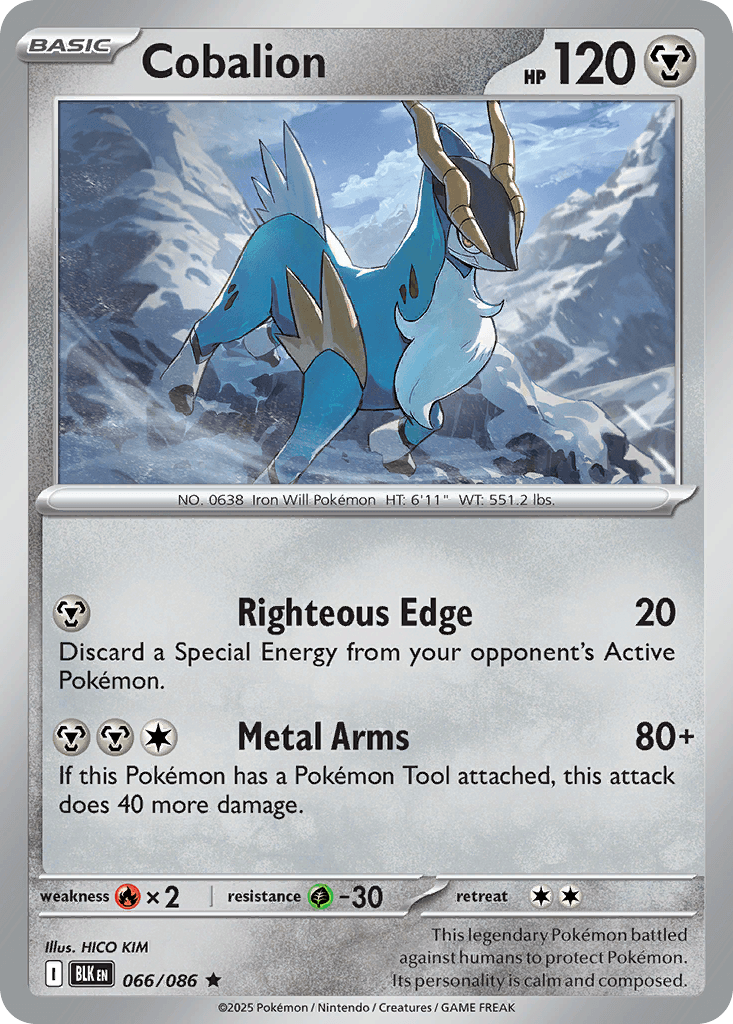 Cobalion 寶可夢 card