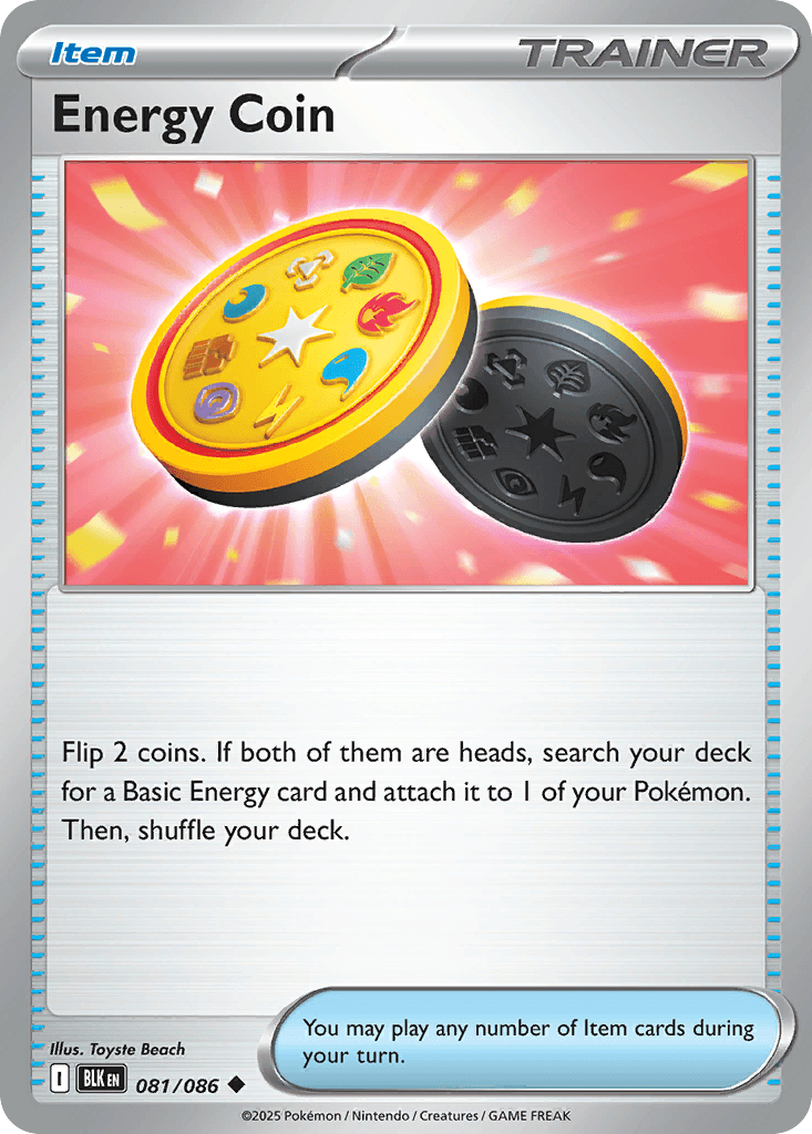 Energy Coin Black Bolt card
