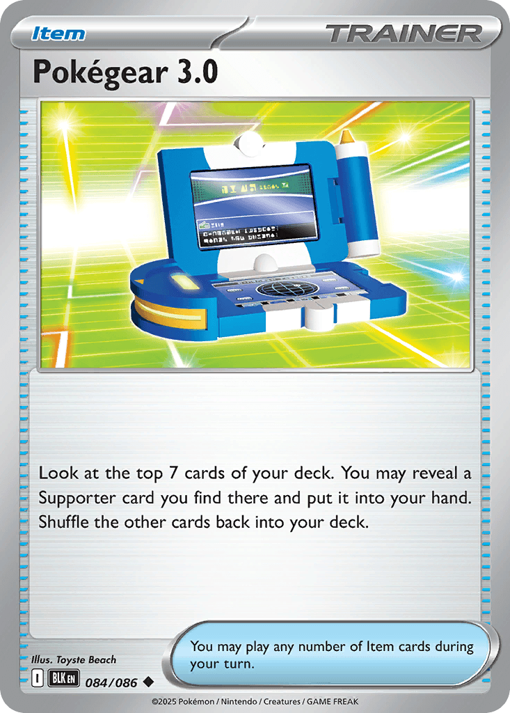 Pokégear 3.0 Black Bolt card