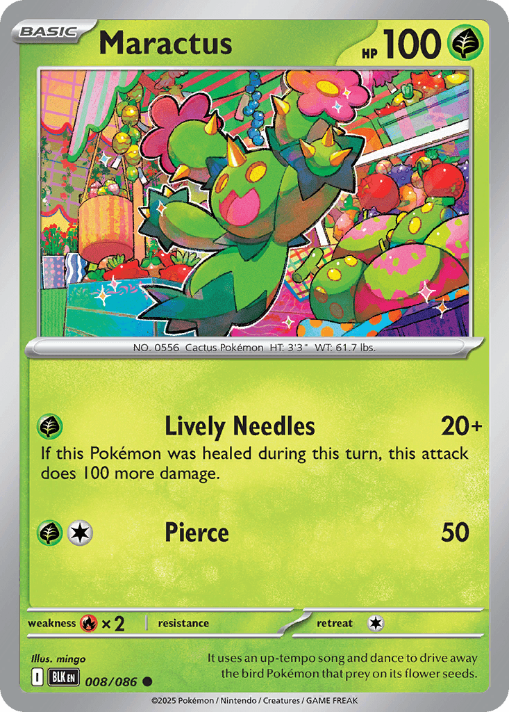 Maractus 寶可夢 card