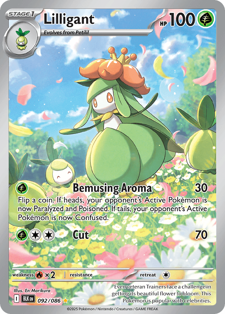 Lilligant Black Bolt card