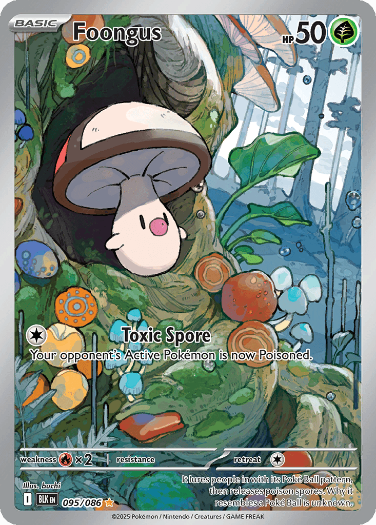 Foongus 寶可夢 card