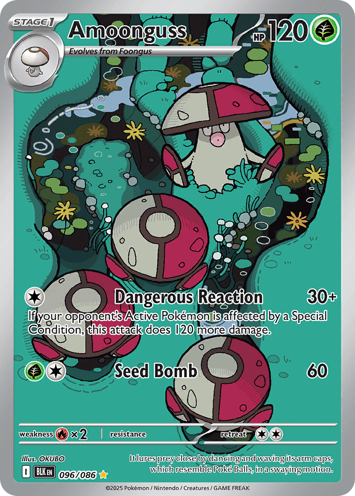 Amoonguss Black Bolt card