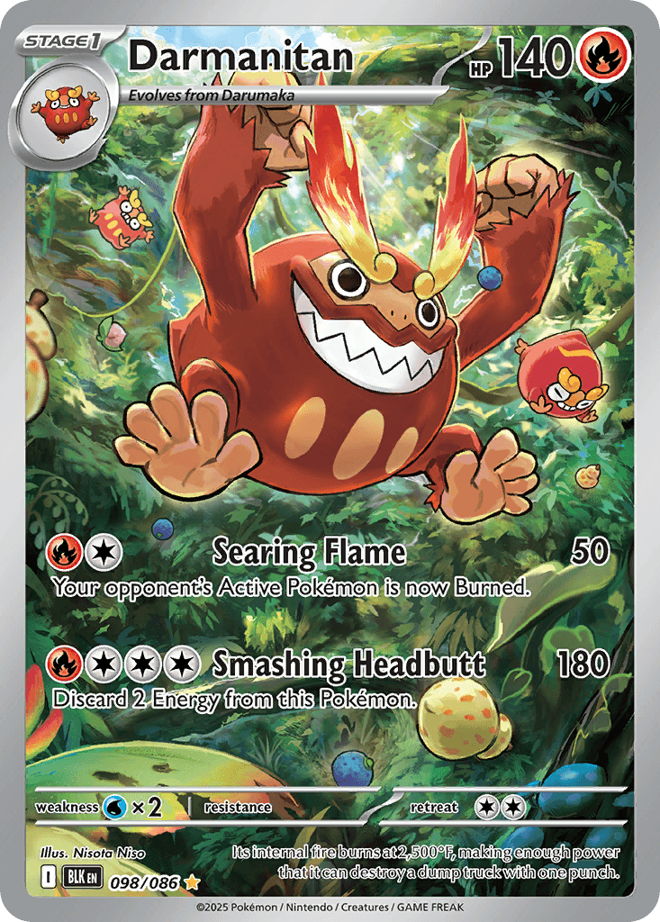 Darmanitan 寶可夢 card