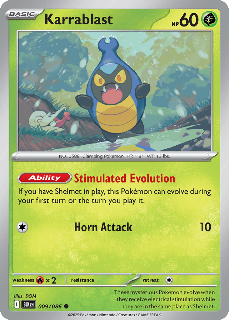 Karrablast Black Bolt card
