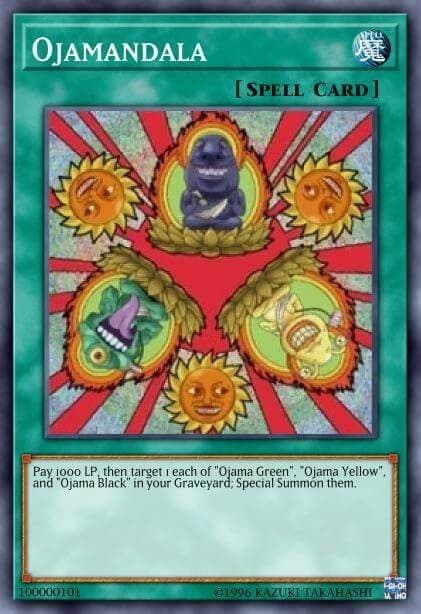 Ojamandala 遊戲王 card