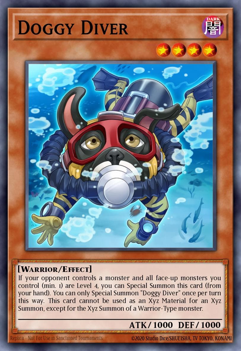 Doggy Diver Secrets of Eternity: Super Edition card