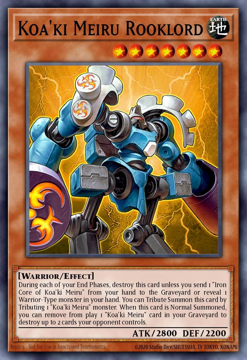 Koa'ki Meiru Rooklord Stardust Overdrive: Special Edition card