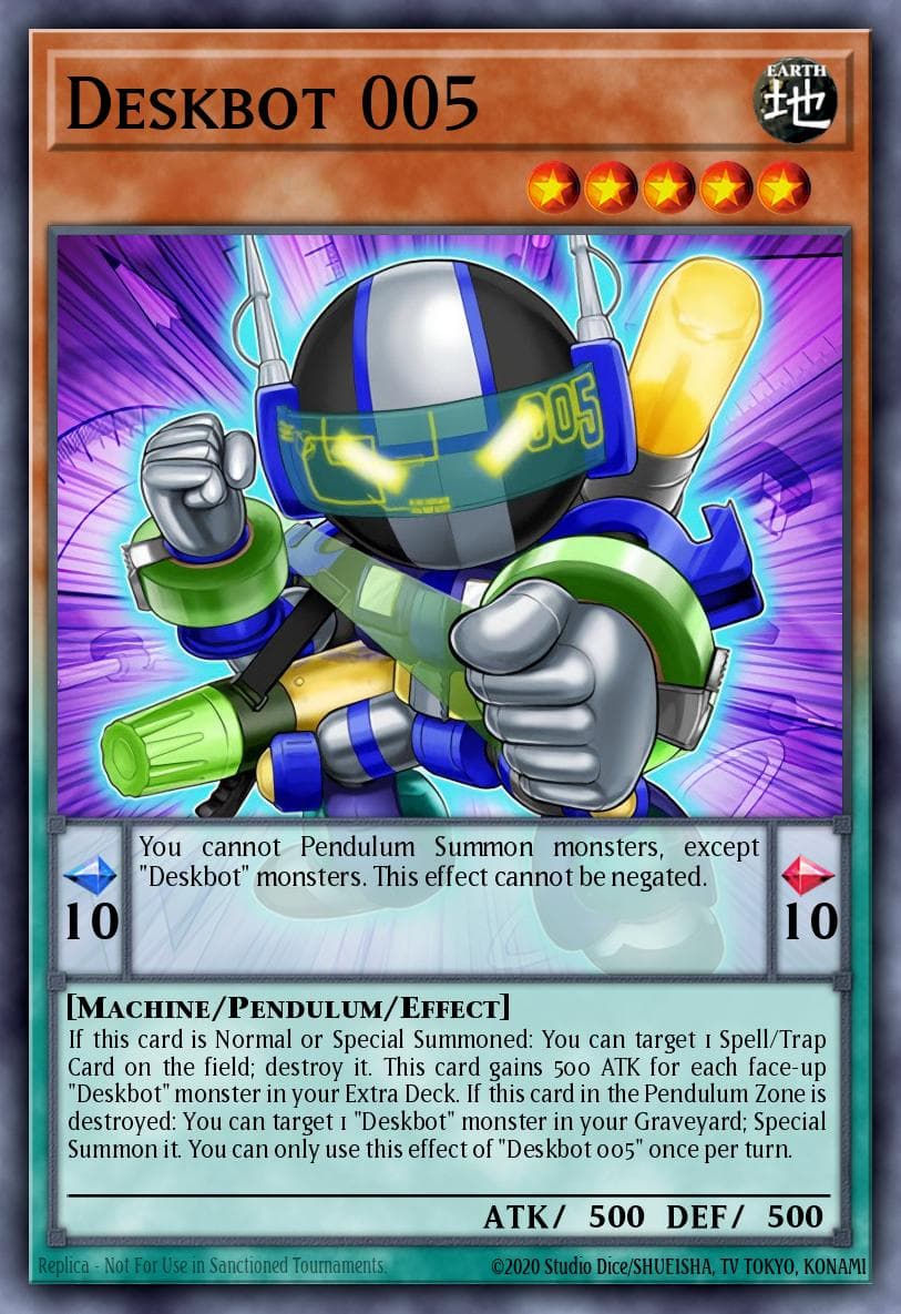 Deskbot 005 Clash of Rebellions: Special Edition card