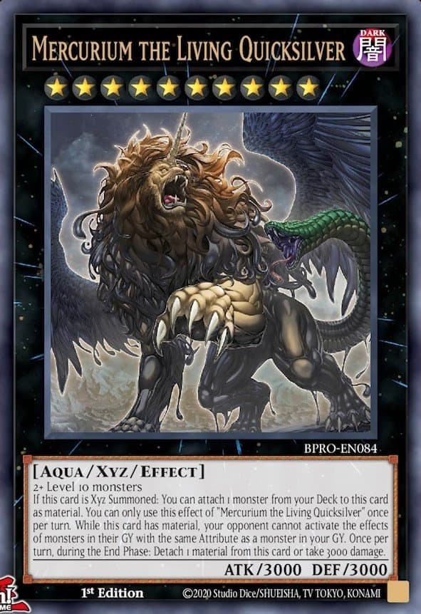 Mercurium the Living Quicksilver Burst Protocol card